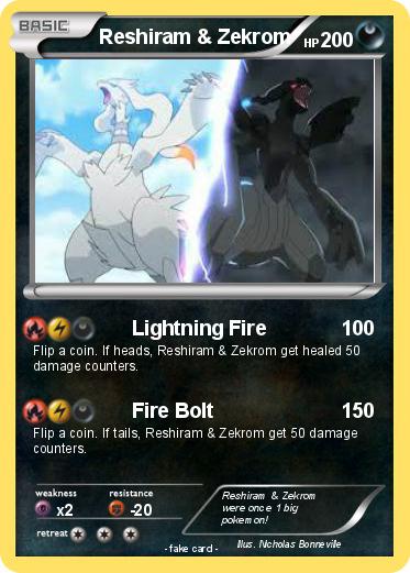 Pokemon Reshiram & Zekrom