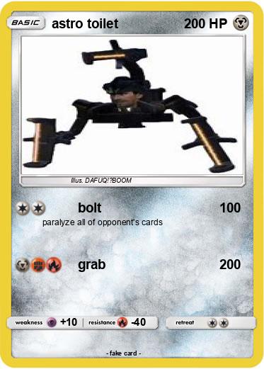 Pokemon astro toilet