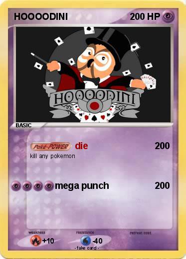 Pokemon HOOOODINI