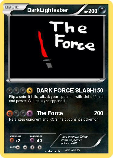 Pokemon DarkLightsaber