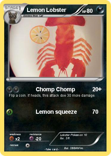 Pokemon Lemon Lobster