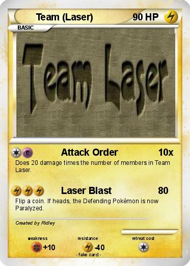 Pokemon Team (Laser)