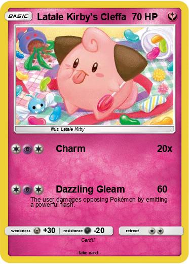 Pokemon Latale Kirby's Cleffa