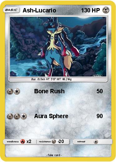 Pokemon Ash-Lucario