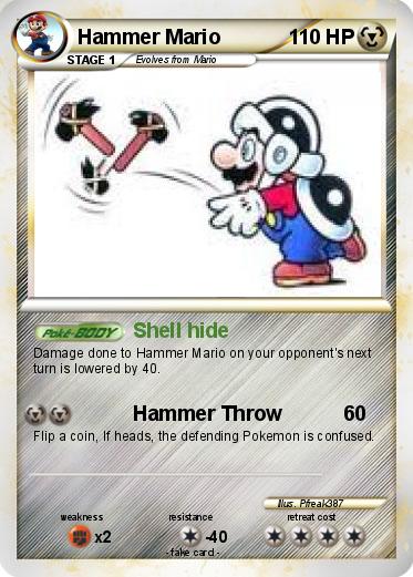 Pokemon Hammer Mario