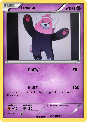 Pokemon bewear