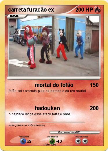 Pokemon carreta furacão ex