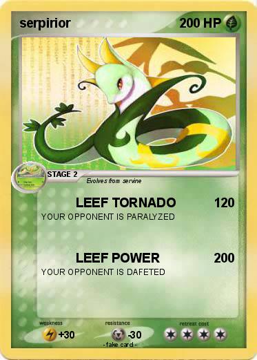 Pokemon serpirior