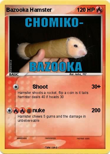 Pokemon Bazooka Hamster