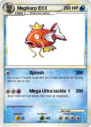 Pokemon Magikarp EXX