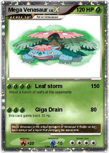 Pokemon Mega Venasaur
