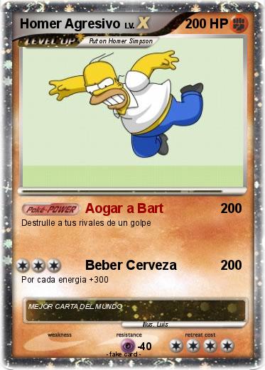 Pokemon Homer Agresivo