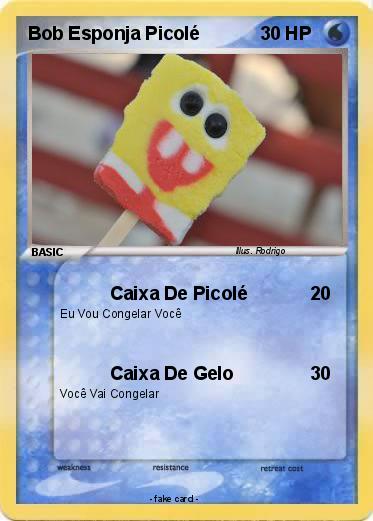 Pokemon Bob Esponja Picolé