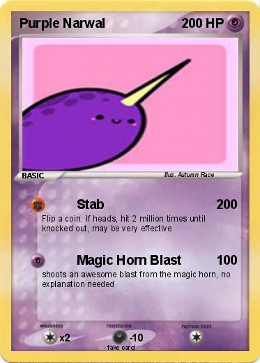 Pokemon Purple Narwal