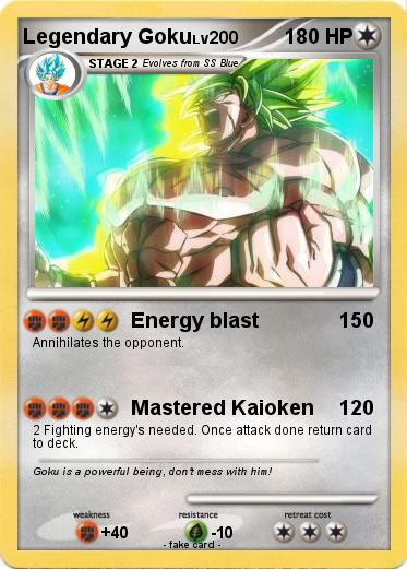 Pokemon Legendary Goku