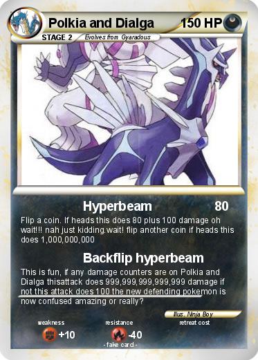 Pokemon Polkia and Dialga