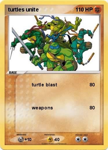 Pokemon turtles unite