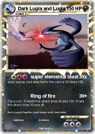 Pokemon Dark Lugia and Lugia