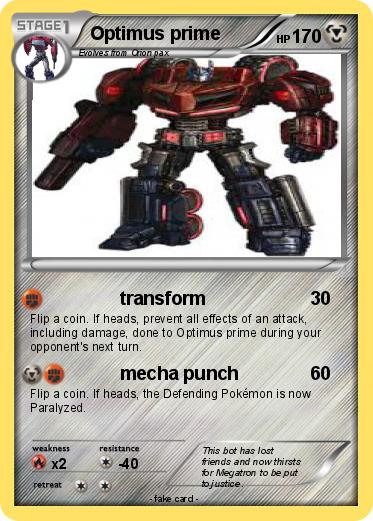 Pokemon Optimus prime