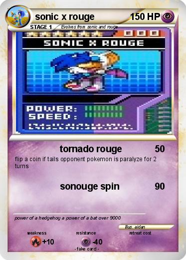 Pokemon sonic x rouge