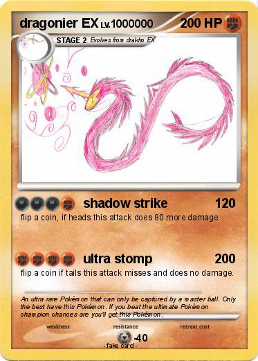 Pokemon dragonier EX