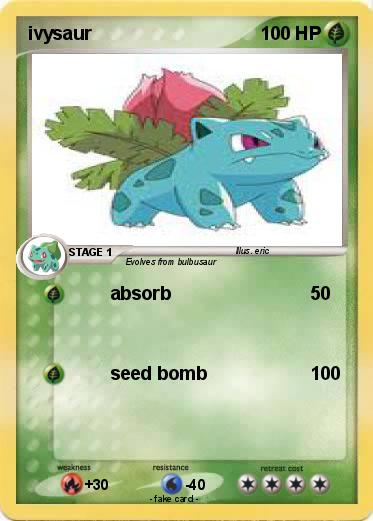 Pokemon ivysaur