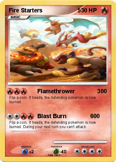 Pokemon Fire Starters                      5