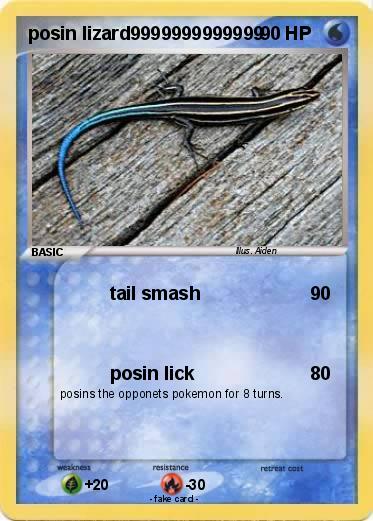 Pokemon posin lizard9999999999999
