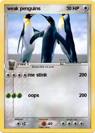 Pokemon weak penguins