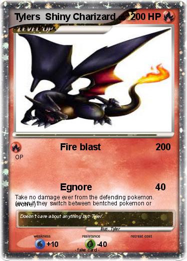 Pokemon Tylers  Shiny Charizard