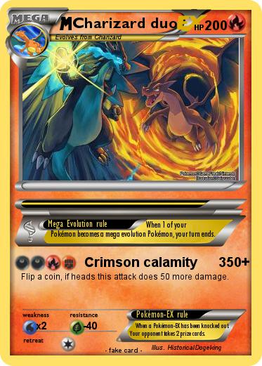 Pokemon Charizard duo