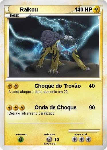 Pokemon Raikou