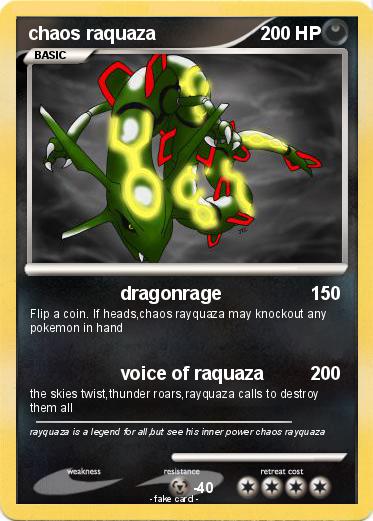 Pokemon chaos raquaza