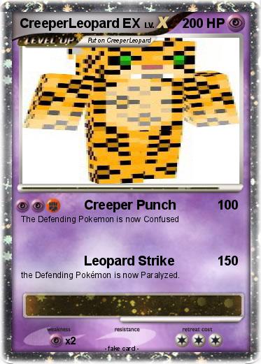 Pokemon CreeperLeopard EX