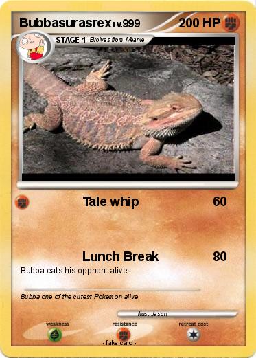 Pokemon Bubbasurasrex