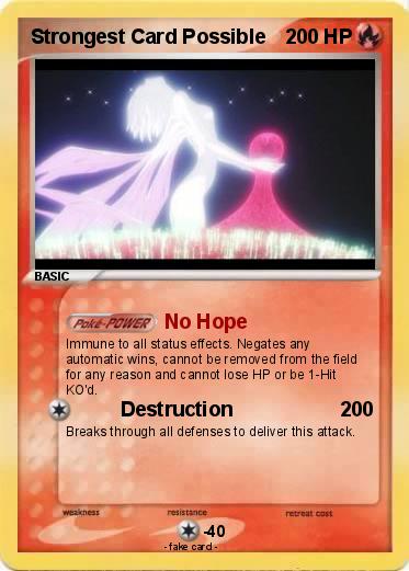 Pokemon Strongest Card Possible