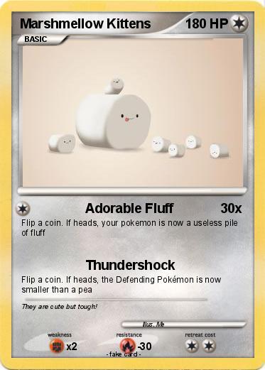 Pokemon Marshmellow Kittens