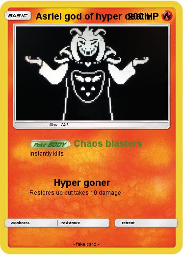 Pokemon Asriel god of hyper death