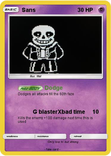 Pokemon Sans