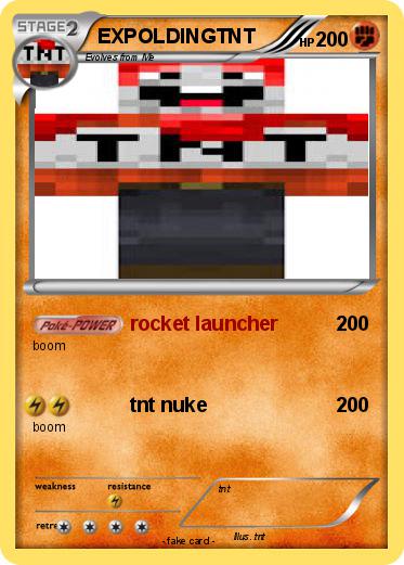 Pokemon EXPOLDINGTNT