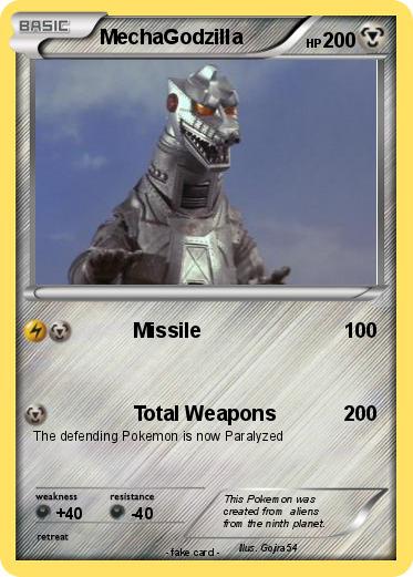 Pokemon MechaGodzilla