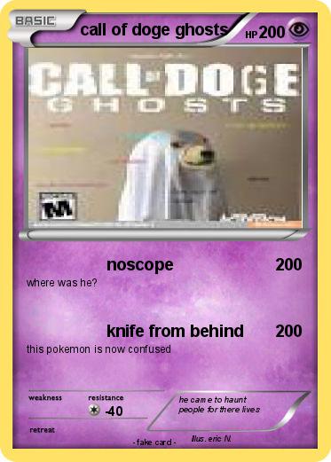 Pokemon call of doge ghosts