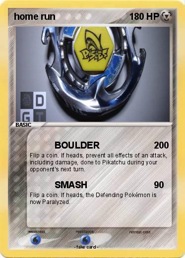 Pokemon home run