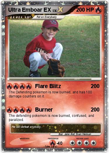 Pokemon Ultra Emboar EX