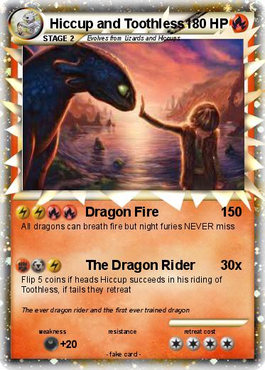 Pokemon Hiccup and Toothless