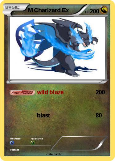 Pokemon M Charizard Ex