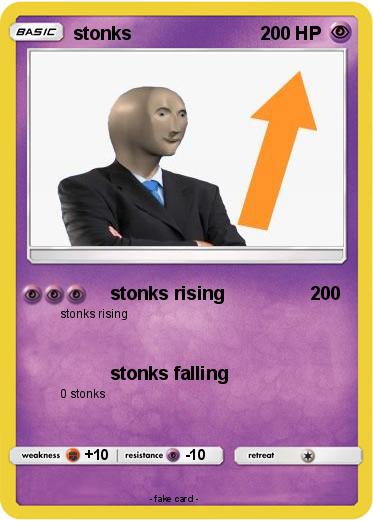 Pokemon stonks