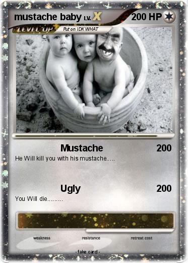 Pokemon mustache baby