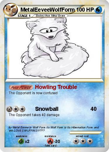 Pokemon MetalEeveeWolfForm