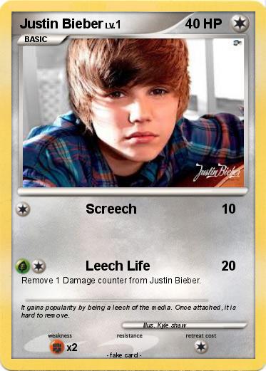 Pokemon Justin Bieber